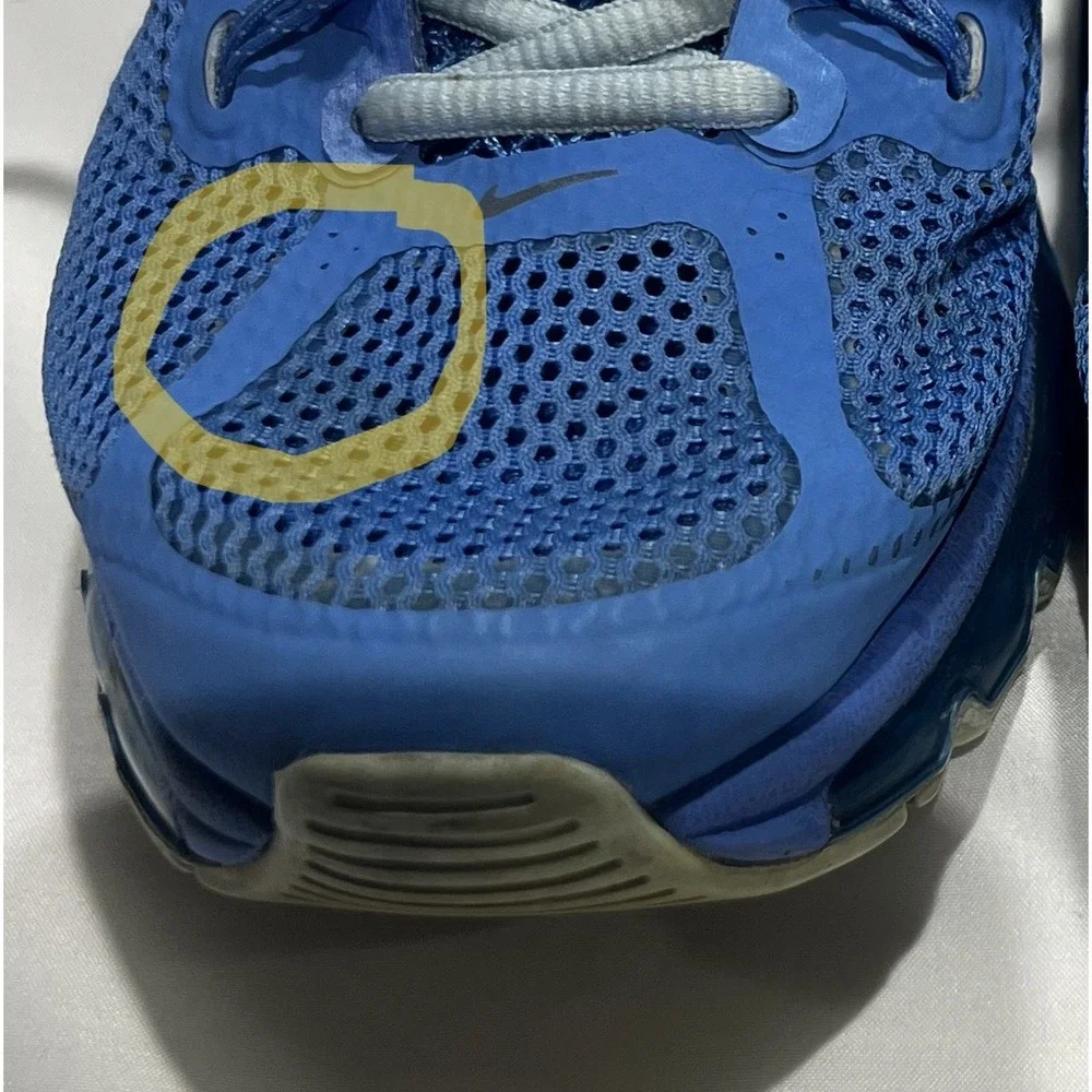 Nike Air Max+ Runnings Shoes Womens 8 Blue 2013 Waffle Skin 555363-404